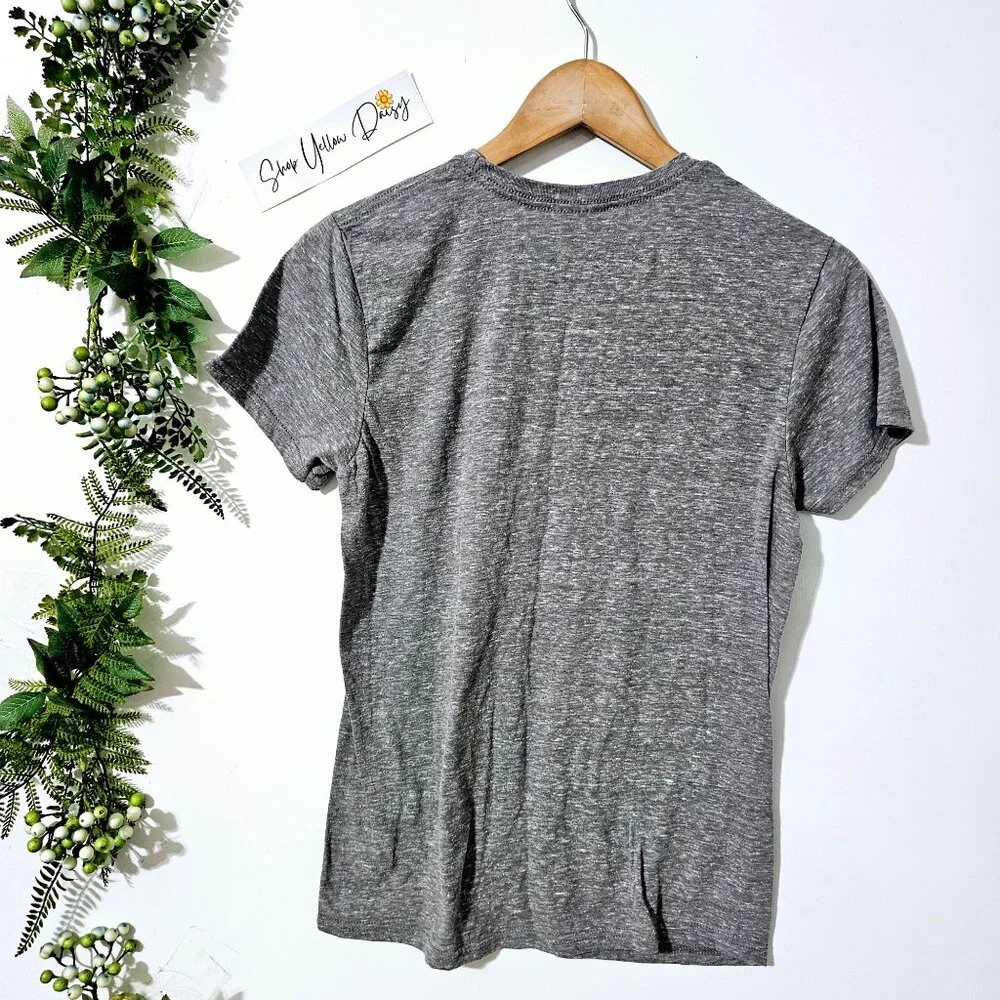 Grace Wins‎ Delta Apparel Womens T-Shirt Size S Gray~SS20.4 - Picture 4 of 4